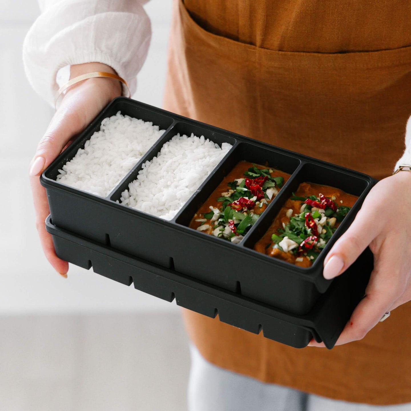 4 Portion Silicone Freezer Tray