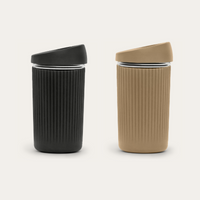 Reusable Glass Coffee Cup | 12oz