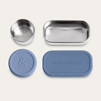 2 Pot Set - Stainless Steel Snack Containers