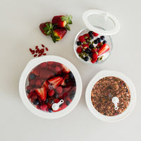 Wategos Round Glass Pantry Storage Container Set