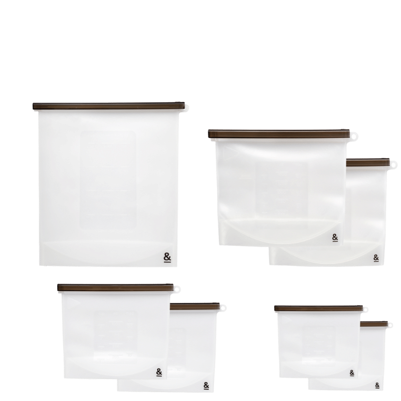 Silicone Food Pouch Set | Mixed Sizes