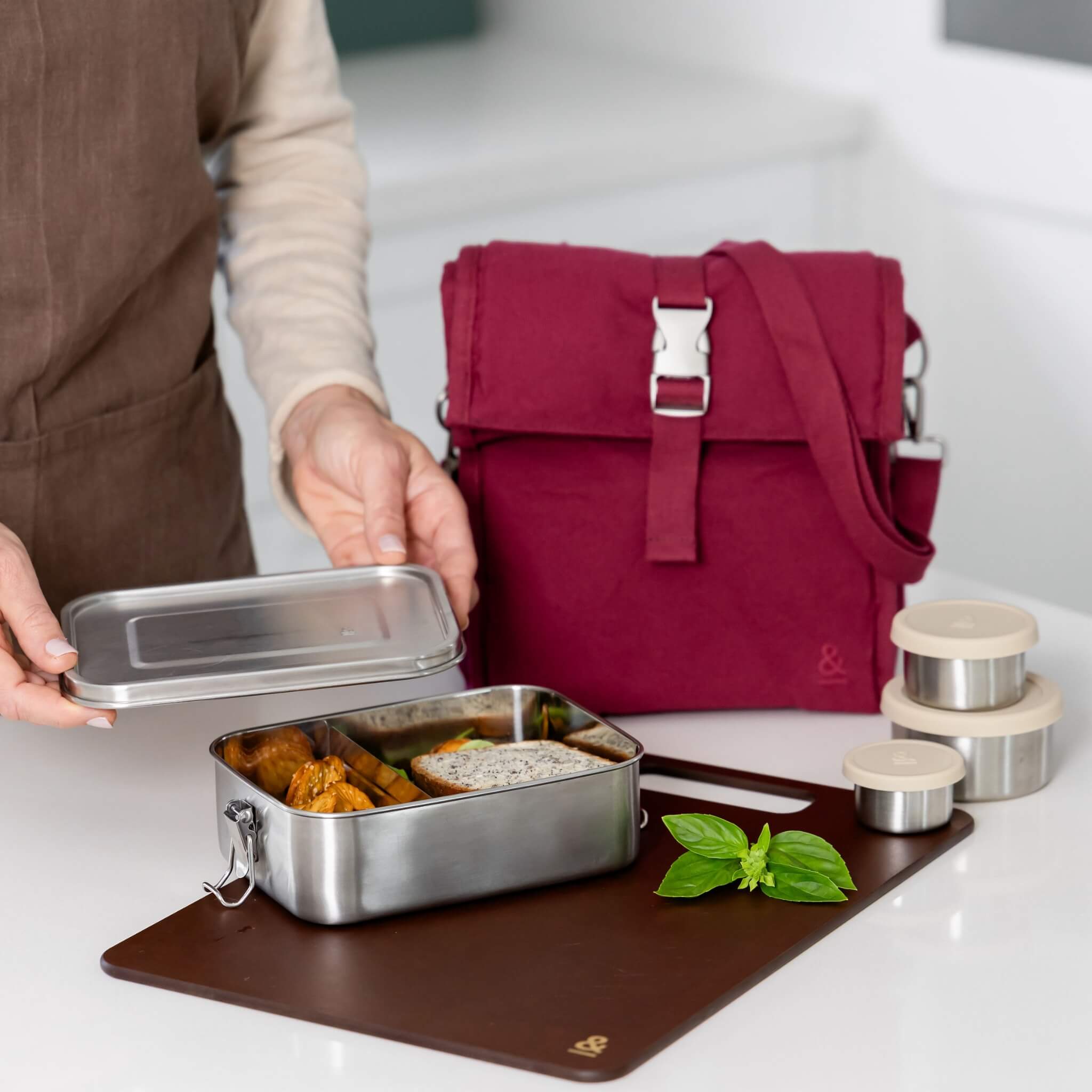 Reusable Lunch and Snack Set