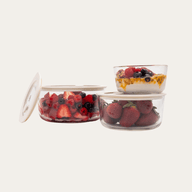 Glass Food Containers | Round Mixed 3pk