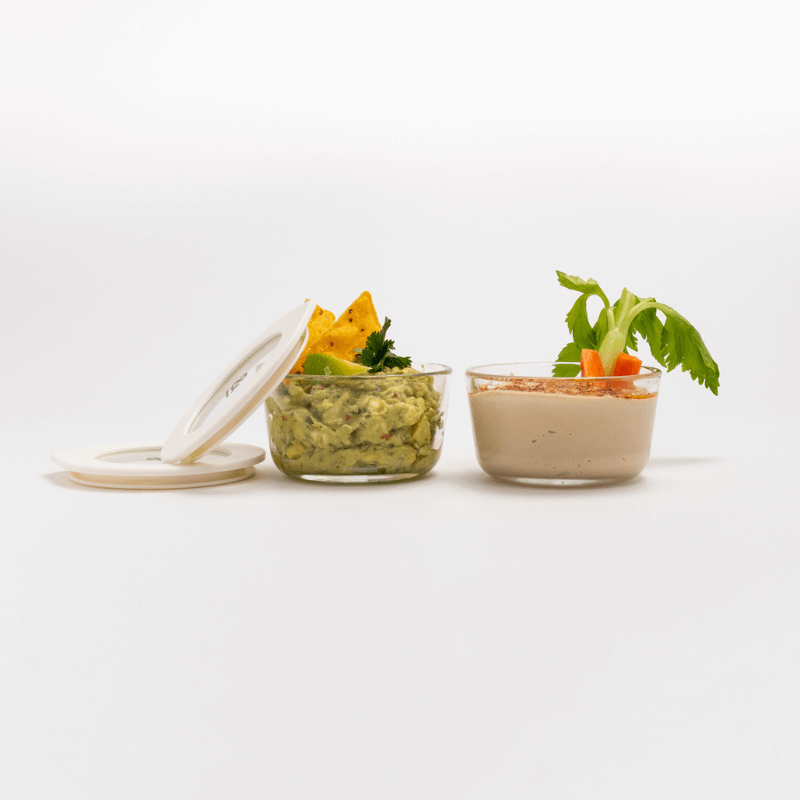 eco friendly spread and dressing glass containers