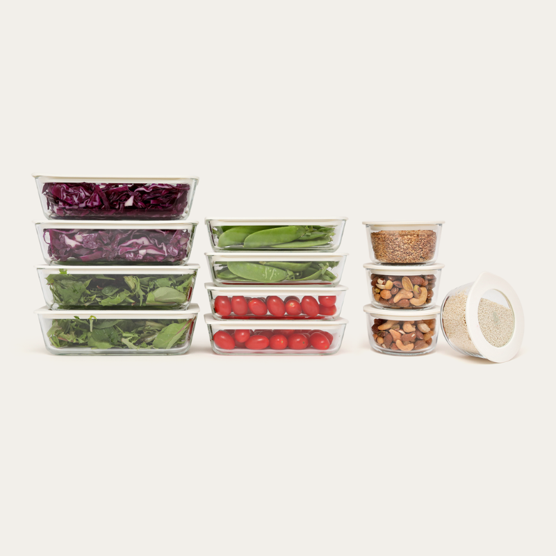 Meal Prep Containers | Glass Meal Prep Containers | Oven Safe