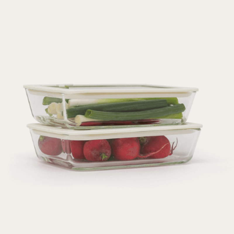Rectangle Glass Food Containers 1400ml