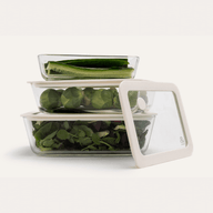 Glass Food Containers | Rectangle Mixed 3pk