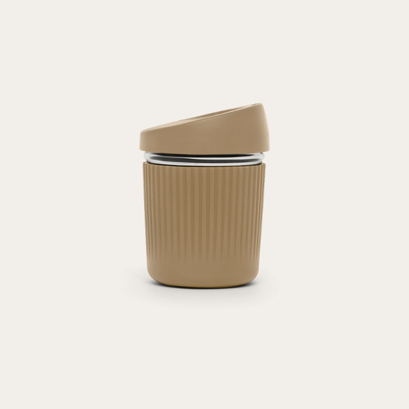 Reusable Glass Coffee Cup | 8oz