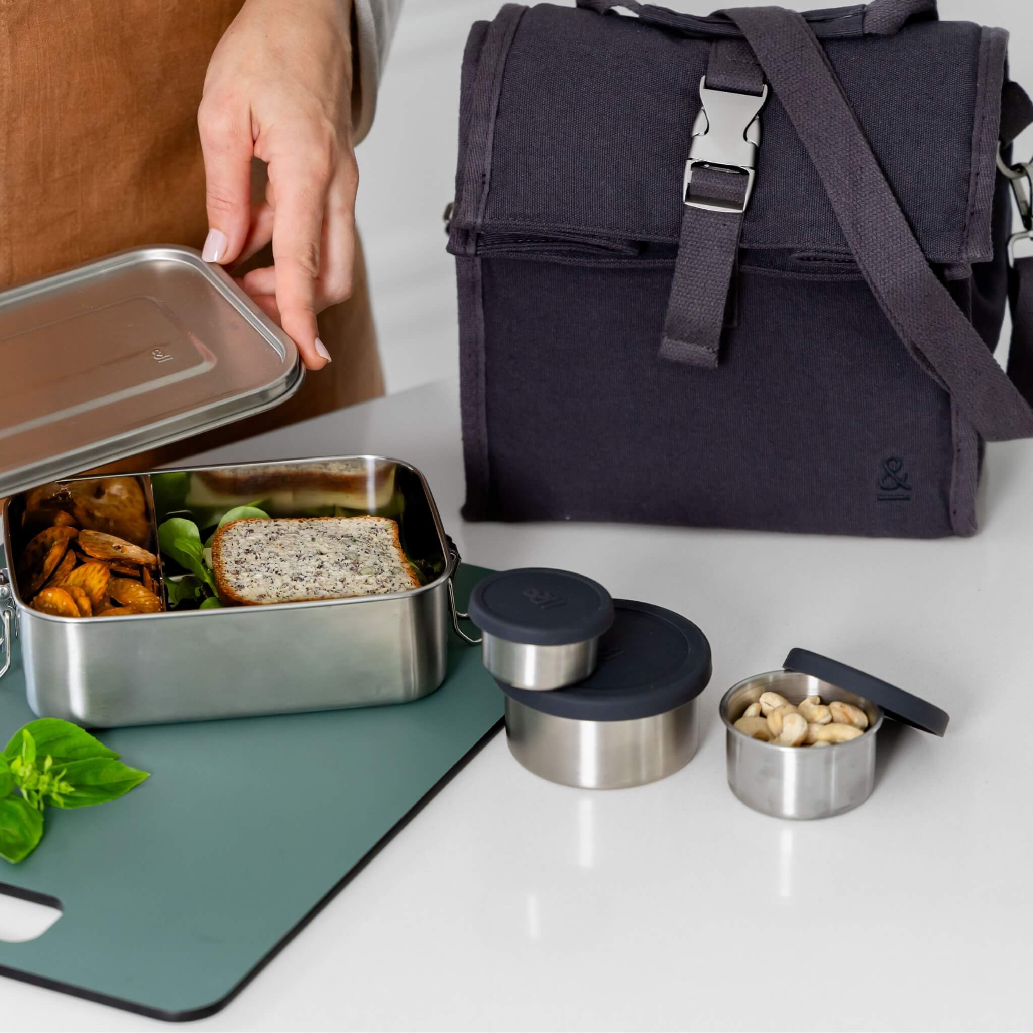 Reusable Lunch and Snack Set