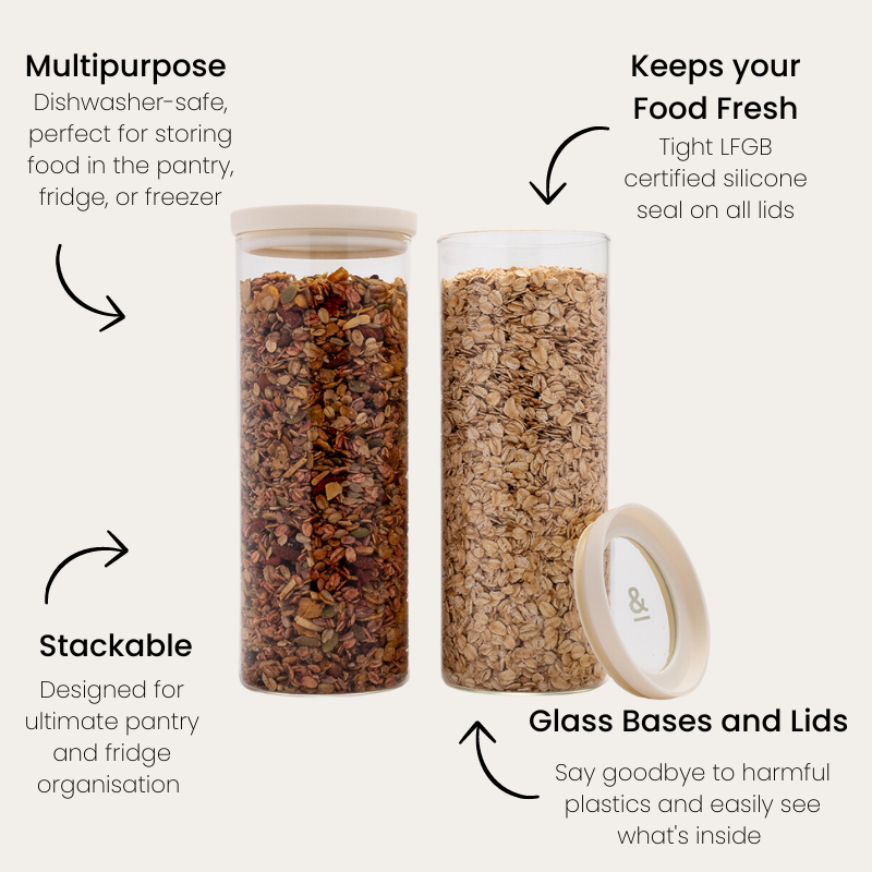 Ultimate Glass Pantry Container Makeover