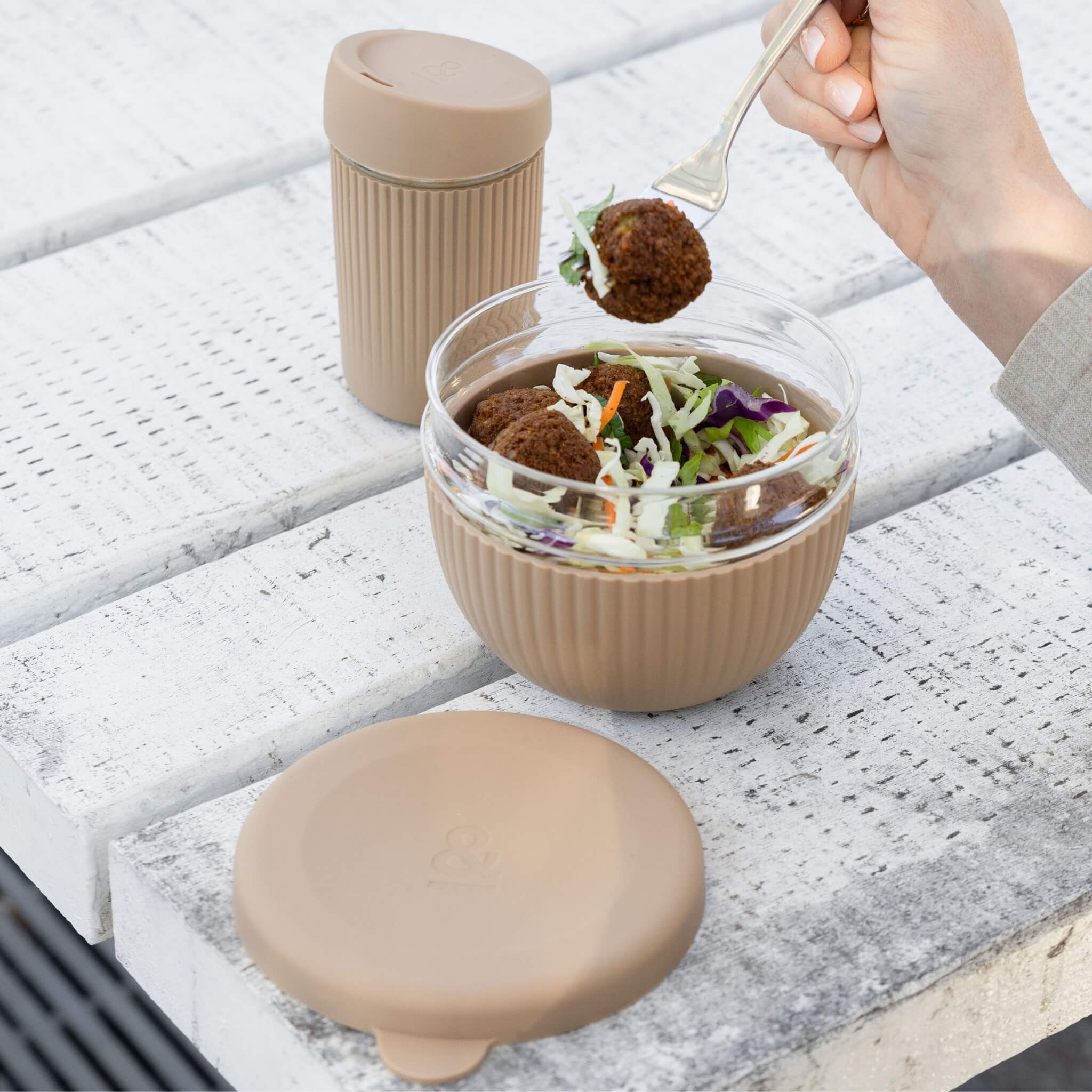 Reusable Glass Coffee Cup | 12oz