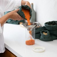 Wategos Round Glass Pantry Storage Container Set