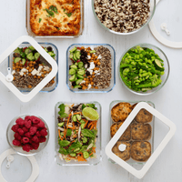 durable glass containers with glass lids