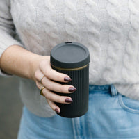 Reusable Glass Coffee Cup | 12oz