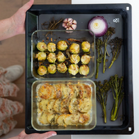 Glass Food Containers | Rectangle Mixed 3pk