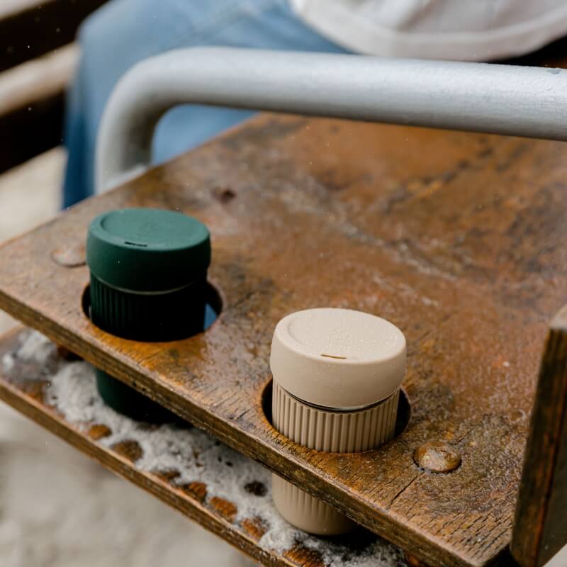 Reusable Glass Coffee Cup | 12oz