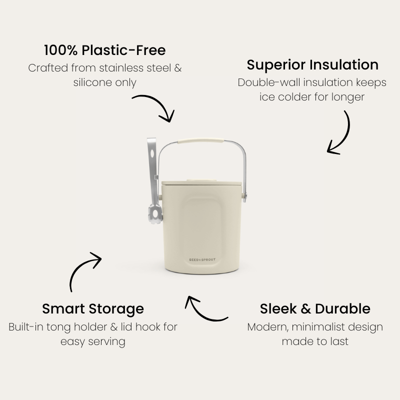 Insulated Ice Bucket | Mushroom | Picnic Accessories