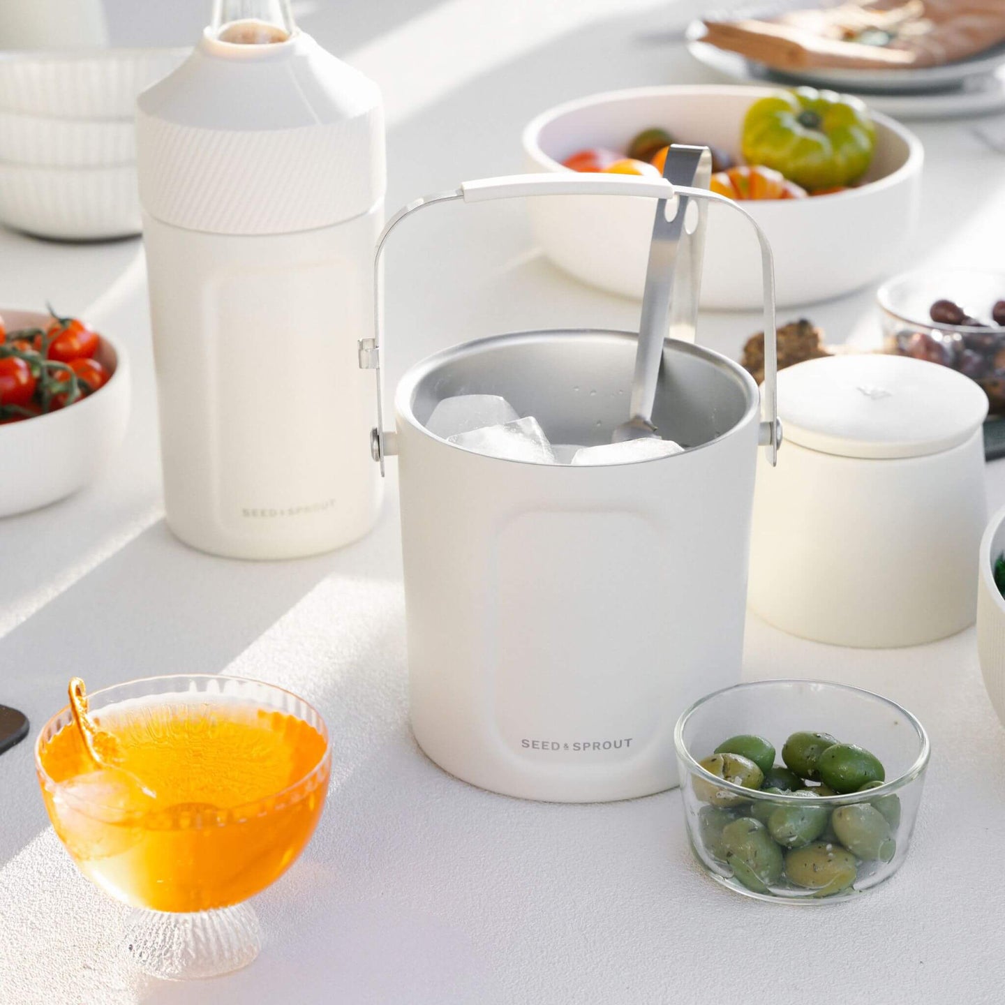 Insulated Ice Bucket | Mushroom | Picnic Accessories