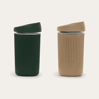 Reusable Glass Coffee Cup | 12oz