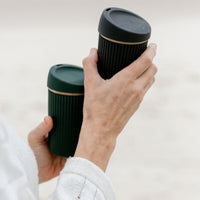 Reusable Glass Coffee Cup | 12oz