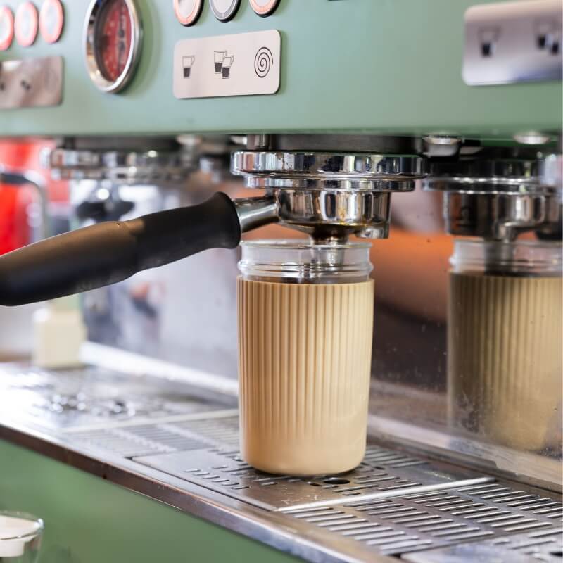 Reusable Glass Coffee Cup | 12oz