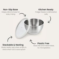 Stainless Steel Mixing Bowls | 3pk