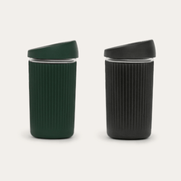 Reusable Glass Coffee Cup | 12oz