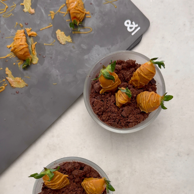 Easter Dessert Recipes - Carrot Patch Puddings