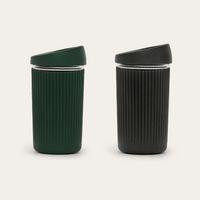 Reusable Glass Coffee Cup | 12oz