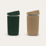 Reusable Glass Coffee Cup | 12oz