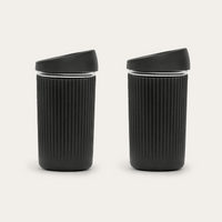 Reusable Glass Coffee Cup | 12oz
