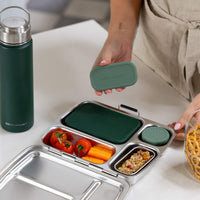 2 Pot Set - Stainless Steel Snack Containers