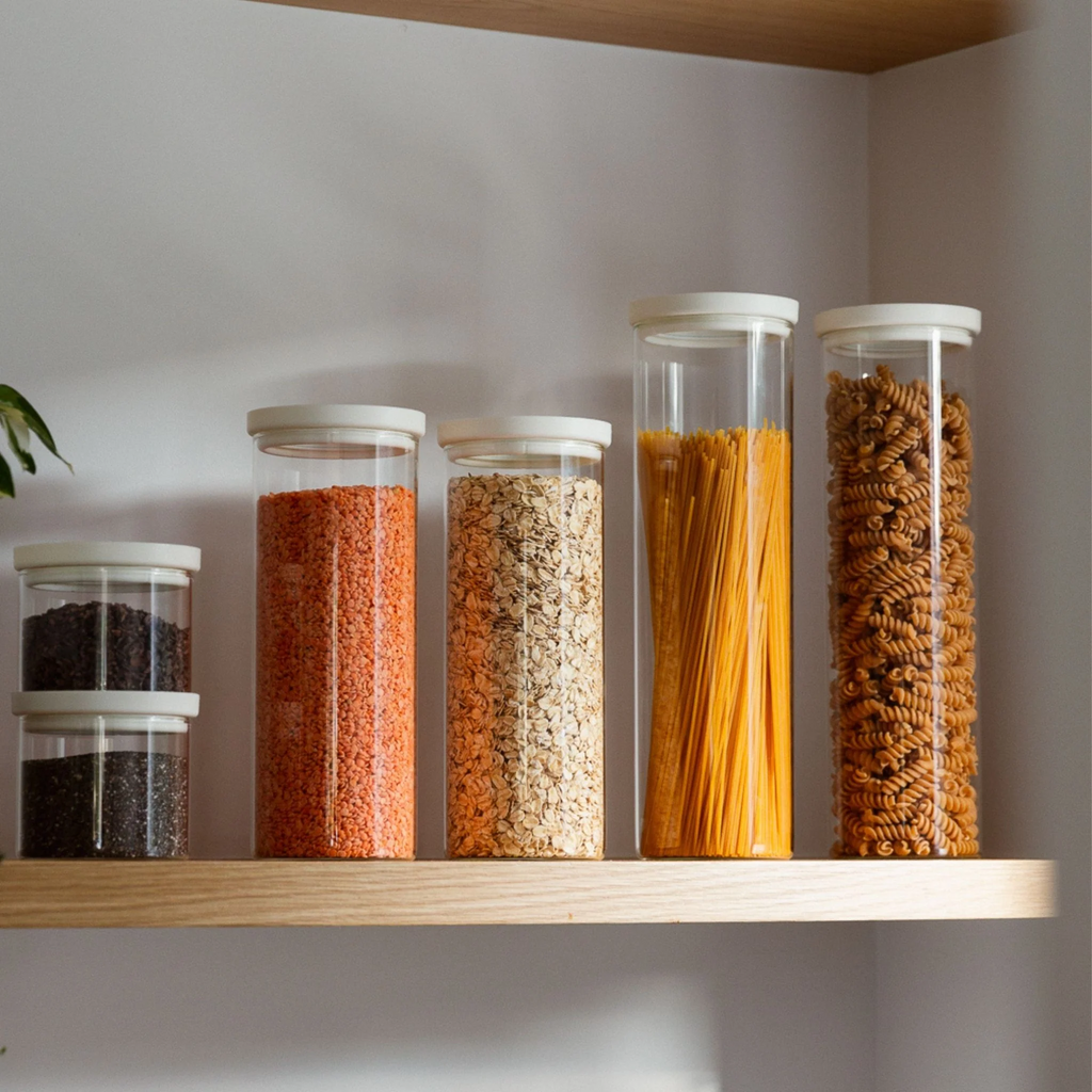 Glass Pantry Storage Container Set