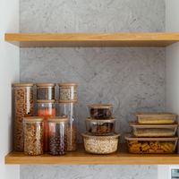 Glass Pantry Storage Jars