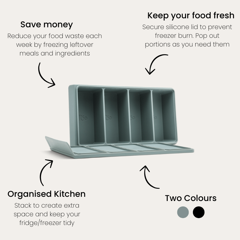 4 Portion Silicone Freezer Tray