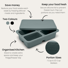 4 Portion Silicone Freezer Tray