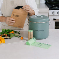 Bin Liners 8L - Sage