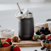 Smoothie Cup with Straw Liquorice