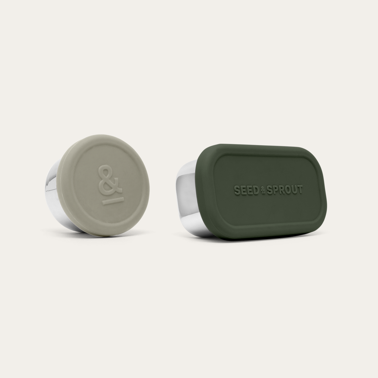 SECONDS 2 Pot Set - Stainless Steel Snack Containers