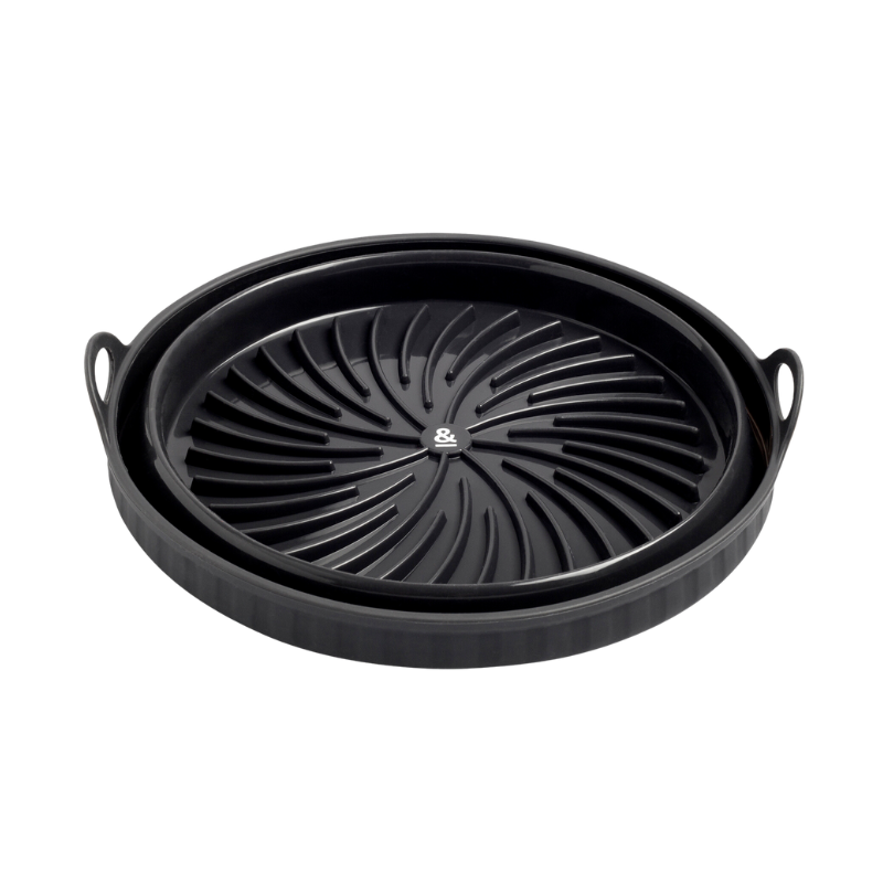 Round Silicone Air Fryer Bowl