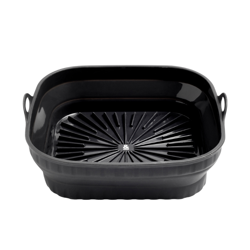 Collapsable Square Silicone Air Fryer Bowl