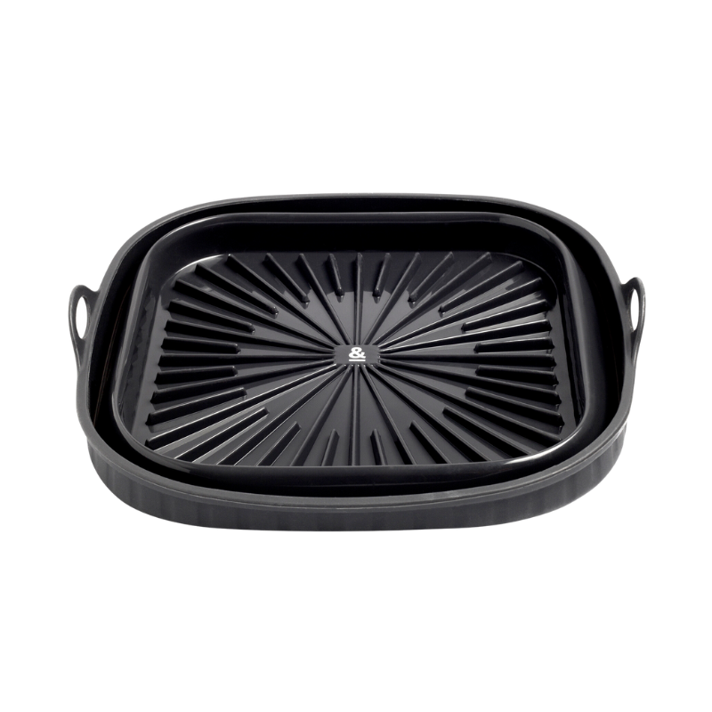 Square Silicone Air Fryer Bowl