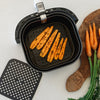 Reusable non toxic square silicone Air Fryer mats for baking and cooking