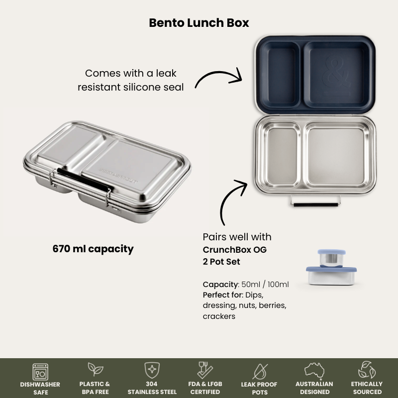 Bento Lunch Box | Leak Resistant Seal
