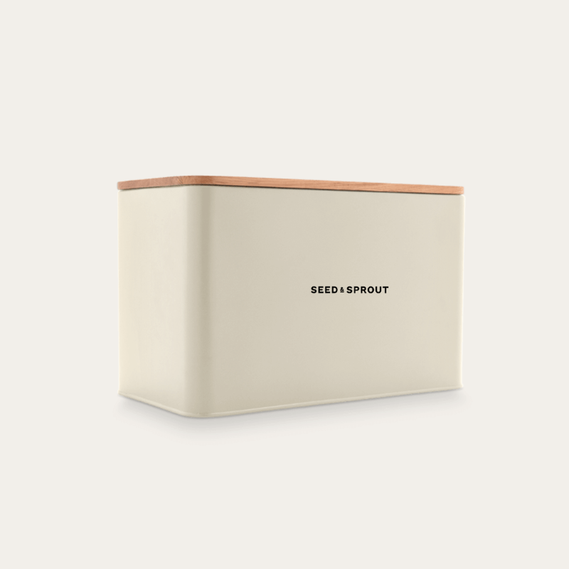 Bread Bin White