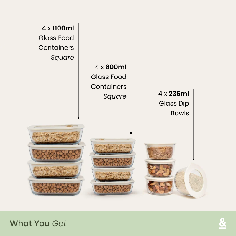 Meal Prep Container Square | 12pk