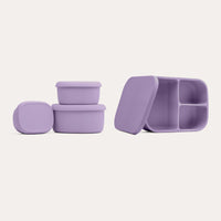 Silicone Bento Box & Snack Box Set | Bag
