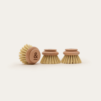vegan friendly dish brush head replacement