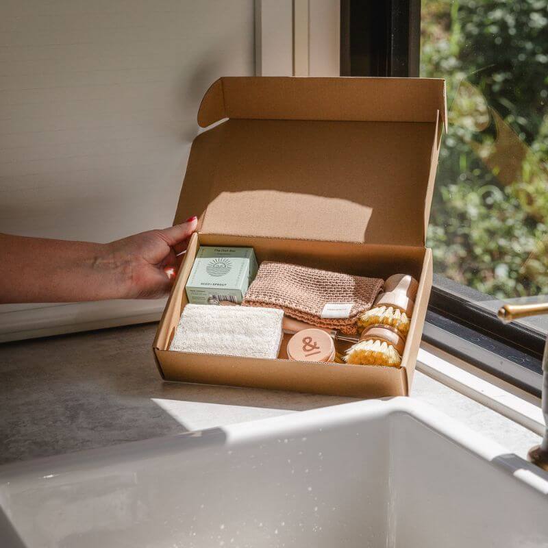 Eco Cleaning Set Open packaging