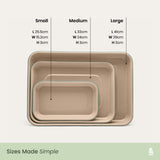 Enamel Baking Tray Set | 3 Piece